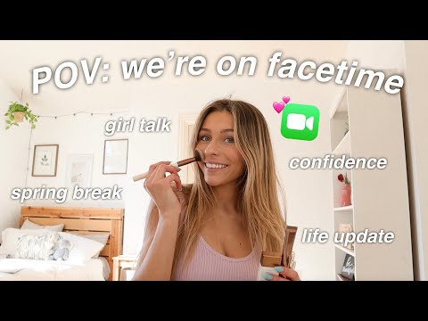 a grwm that feels like we're on facetime 💄 girl talk + life updates