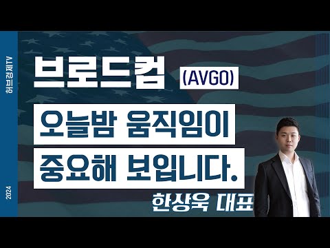 브로드컴(AVGO) - 오늘밤 움직임이 중요해 보입니다.