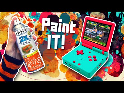 Make ANY handheld ANY color! // PAINT YOUR HANDHELDS