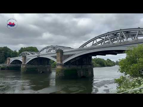 1704 Лондонский мост Barnes Railway Bridge