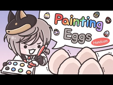 Mysta Rias uses HANDCAM painting eggs