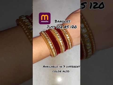 Meesho bangles #meesho #karvachauth #meeshojewellery #meeshobangles #ytshorts #shortvideo #shorts