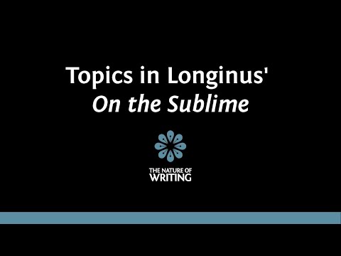 Topics in Longinus' On the Sublime