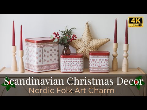 Scandinavian Folk Art Christmas | Timeless Holiday Decor with Nordic Charm