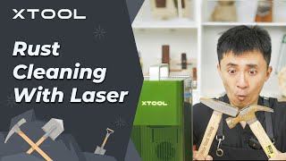 How to Clean Rusty Tools with xTool F1 Infrared & Diode Laser Machine