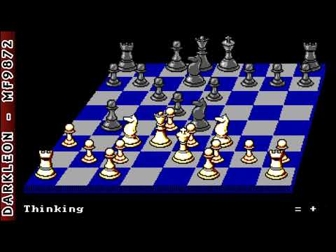 Chess Simulator © 1990 Infogrames - PC DOS - Gameplay