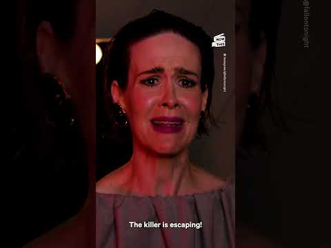 Sarah Paulson Parodies Viral AHS Clip With Moo Deng the Hippo