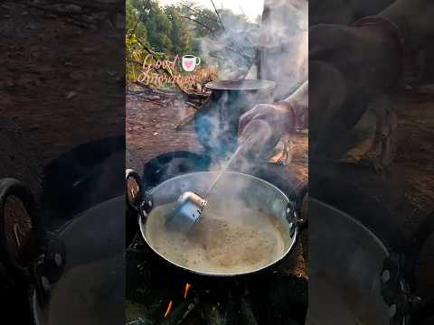 "Chai"🍵#tea #villagelife #nature  #closetonature #viral #shorts #youtubeshorts #trendingfood