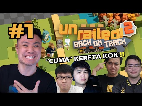 GAME "CUMA" BANGUN REL KERETA KOK !! - Unrailed 2 Indonesia #1