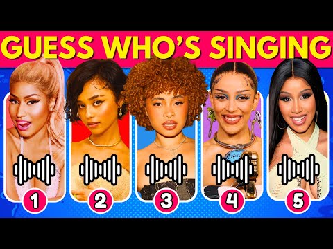 Guess Who's Singing ✅🎤 TikTok's Most Viral Songs Edition📀Ice Spice, Olivia Rodrigo, Tyla, Doja Cat🎵