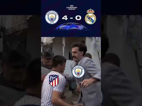 4 - 0 #viral #football #ucl #mancity #realmadrid #shorts