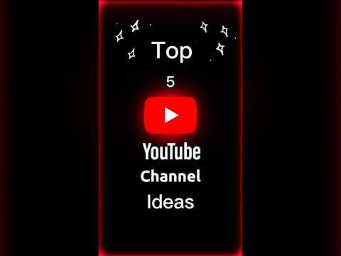 Top 5 YouTube Channel Ideas 2024 #top5 #shorts #tech #earningsshort