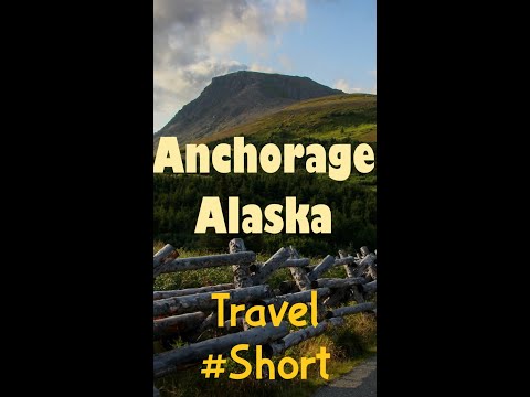 Beautiful Anchorage Alaska ⛰️ Quick Travel Guide #shorts #alaska #travel