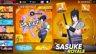 Naruto Gold Royale & Free Sasuke Bundle 💥| Free Fire New Event | Ff New Event l New Event Free Fire