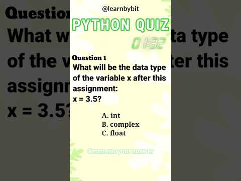 Python For Beginner Quiz Test #python #quizshorts #python3