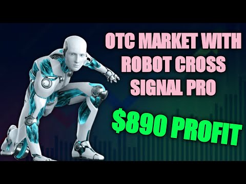 OTC MARKET With Robot Cross Signal Pro || Profit $890 in Pocket Option | Strategy Trading Signal