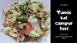 MASAK PRAKTIS TUMIS KOL CAMPUR TERI