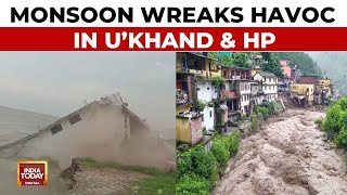 Monsoon Mayhem Visuals: Himachal Pradesh Floods |  Uttarakhand Floods Wreaks Havoc