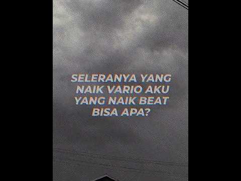 Seleranya yang naik aerox kita yang naik beat bisa apa?