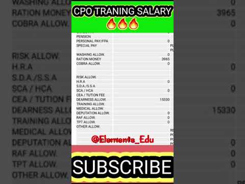 SSC CPO salary #training #salary #salaryslip #ssccpo #govtjobs #subinspector @elements_edu