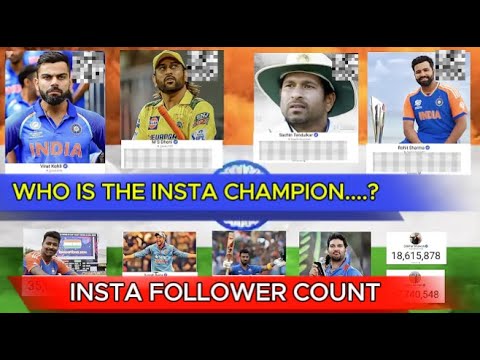 INSTA BATTLE | LIVE COUNT | VIRAT KOHLI |ROHIT SHARMA | SACHIN TENDULKAR | MS DHONI |SURESH RAINA