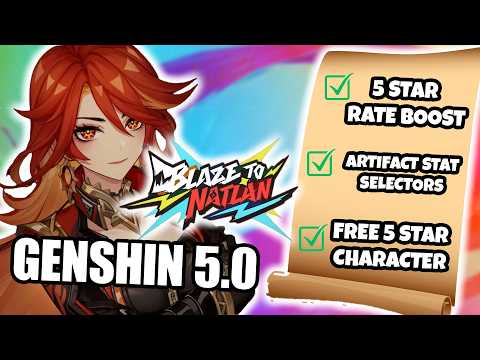 🆕️ 5 BIGGEST 🔥 Changes IN Genshin Impact 5.0! 🔥