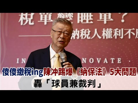 你正在傻傻繳稅｜陳冲踢爆《納保法》5大問題　轟「球員兼裁判」