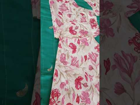 Simple Umbrella Kurti With Reyon Cloth #fashion #shortsviral #umbrellacutfrock