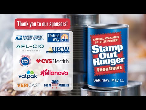 2024 Stamp Out Hunger Food Drive Launch