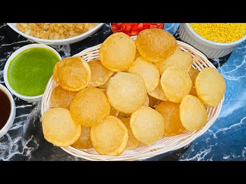 How to make Puri for Pani Puri / Golgappa Puri / Perfect crispy Puri for Dahi Puri #shorts