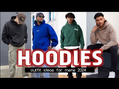 ' 18 HOODIES ' Outfit ideas for Men's _ 2024 🔥 mens fashion guide 🔥