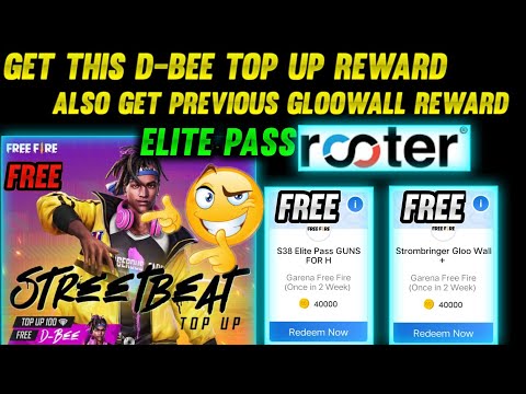 Get previous top up gloowall and today top up reward D-Bee Character