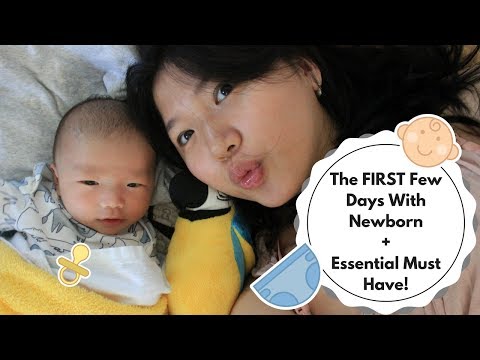 The FIRST Few Days With Newborn + Essential Must Have! | Tiffany T