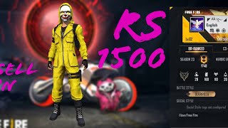 FREE FIRE ID SELL 500 RS ONLY || FF ID SELL 500 RS || YELLOW CRIMINAL || ALL ELITES PASSES