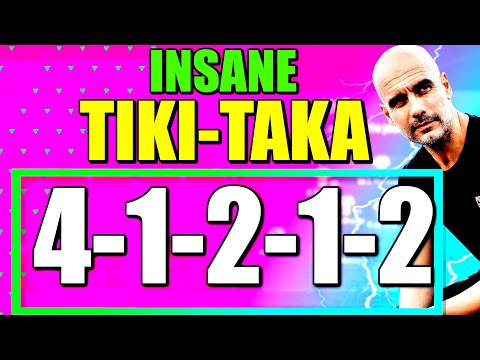 EAFC 24: 41212 (2) Custom Tactics - This TIKI-TAKA Formation Makes The Game FUN!