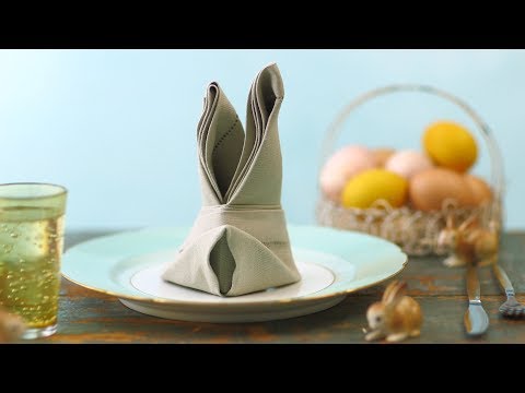 Napkin Bunny Fold