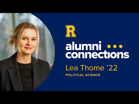 Alumni Connections: Lea Thome '22