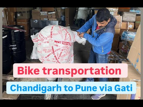 Bike transportation from Chandigarh | Gati #bikeride #ladakh #spiti #biketransformation #shorts #yt