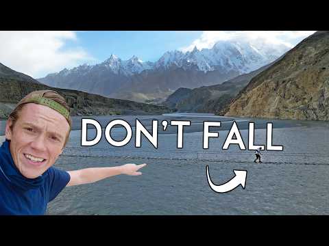 Crossing the World's Most Dangerous Bridge in Pakistan