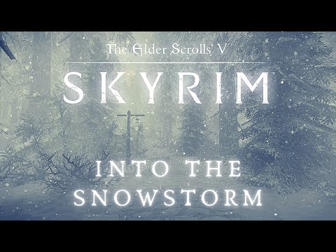 Skyrim SE 4K Music & Ambience | Walking Across Skyrim - Morthal To Heljarchen | Ambient Music