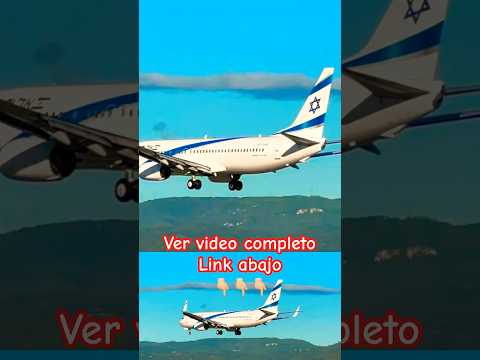 ESPECTACULAR aterrizaje de El Al Israel en Barcelona #youtubeshorts #shorts #short #planespotting