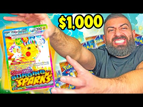 My Final $1,000 Packs For The Rarest Pikachu...