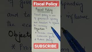 What is Fiscal Policy?