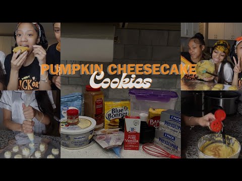 Baking Pumpkin Cheesecake Cookies