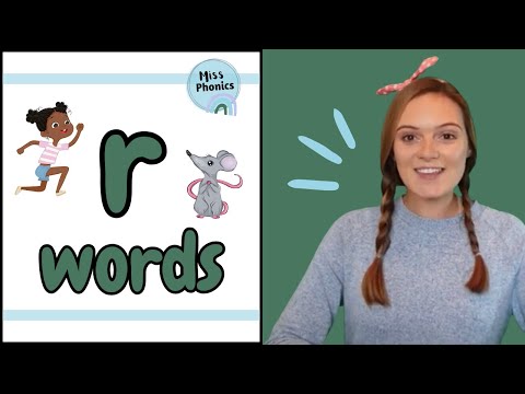 Learn to Blend 'r' Words with Miss Phonics | Phonics Blending Practice for Kids | British Teacher