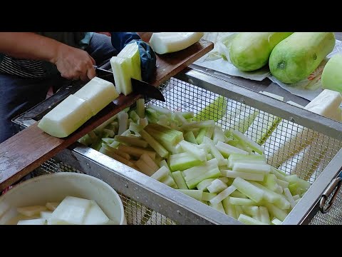 Winter Melon Candy Making Skills /傳承三代,古早味冬瓜條製作-Taiwan Street Food