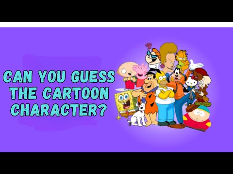 Guess the Cartoon Character: Can You Name Them All?