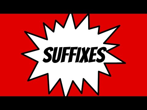 Suffixes | English Grammar & Vocabulary for Kids | Grades 1 - 3