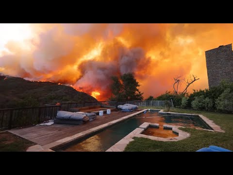 Live Coverage: Palisades Fire in LA destroys homes