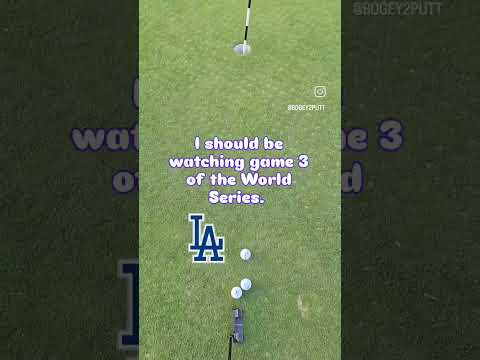 I should be watching game 3 of the #worldseries #golf  #putter